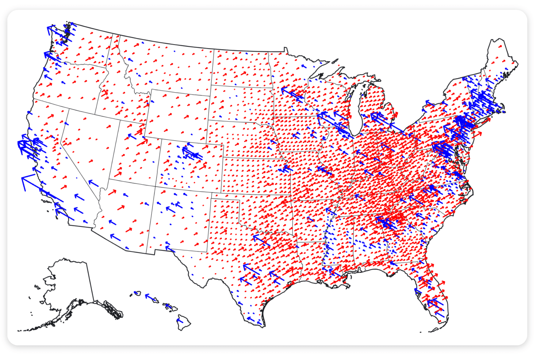 Election arrow map