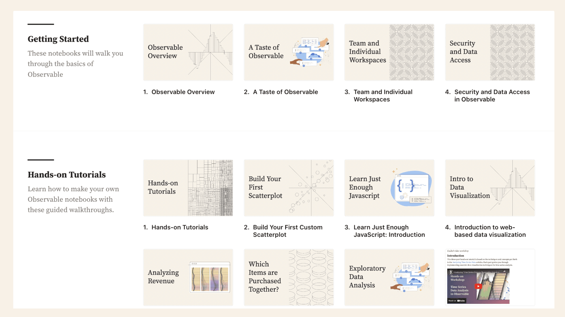 Tutorials